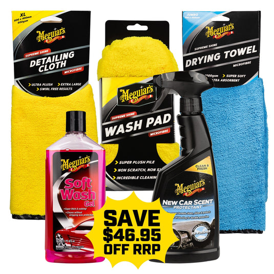 MEGUIAR'S Car Care Shine my Budget Bundle