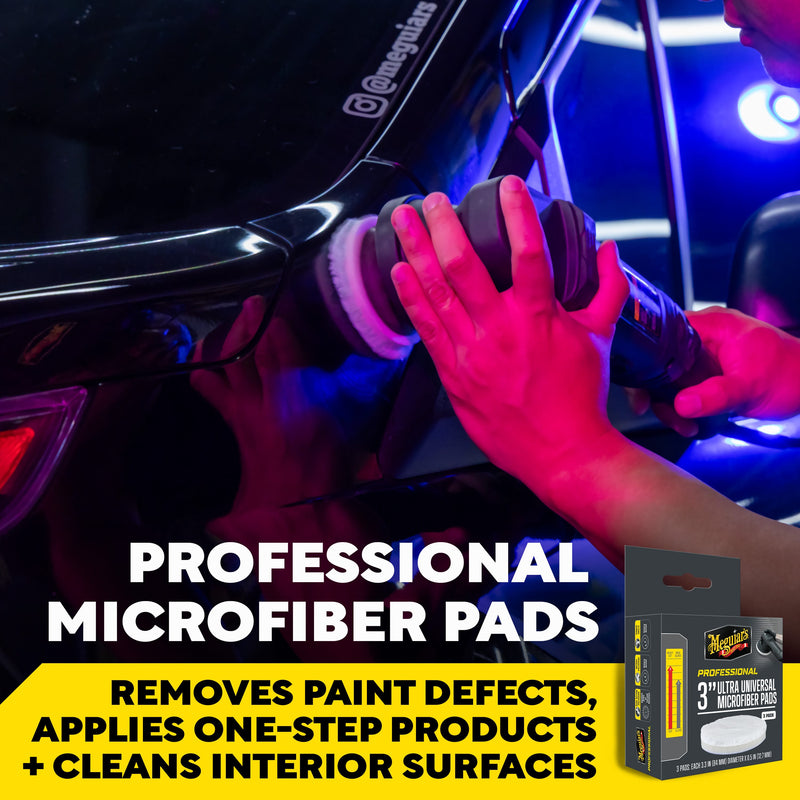 Load image into Gallery viewer, MEGUIAR'S Pads 3 INCH UNIVERSAL MICROFIBER PADS - 3 PACK