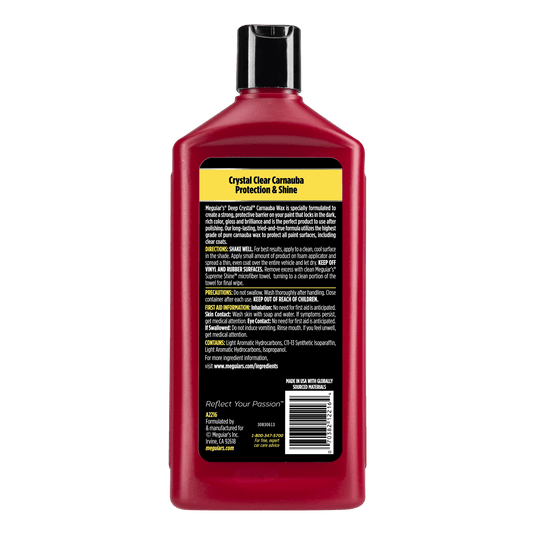 MEGUIARS Wax, Seal & Protect Deep Crystal Carnauba Wax Liquid - 473ml