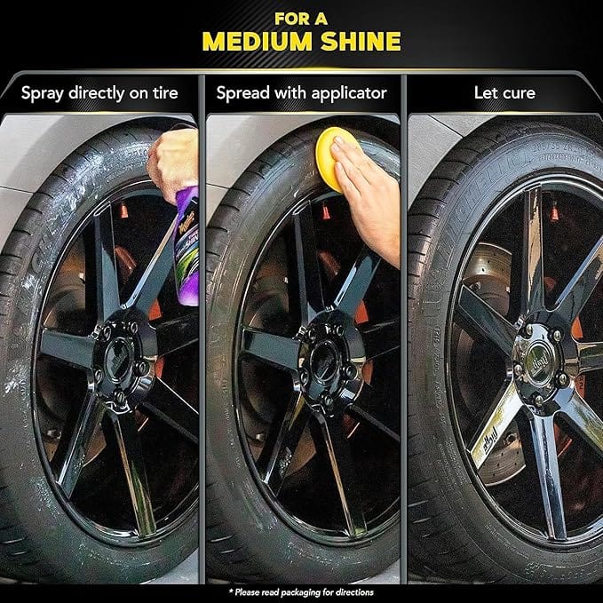 Load image into Gallery viewer, MEGUIARS Wheels & Tyres Hybrid Ceramic Tire Shine - 473ml