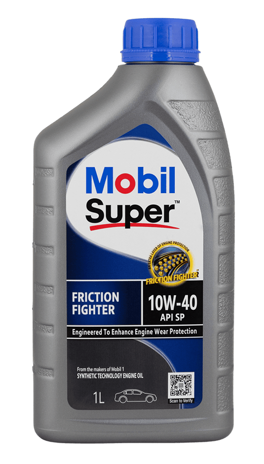 MOBIL Semi Synthetic Engine Oil Mobil Super Friction Fighter 10W-40 - 1L