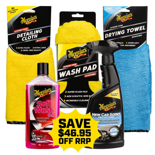 MEGUIAR'S Car Care Shine my Budget Bundle