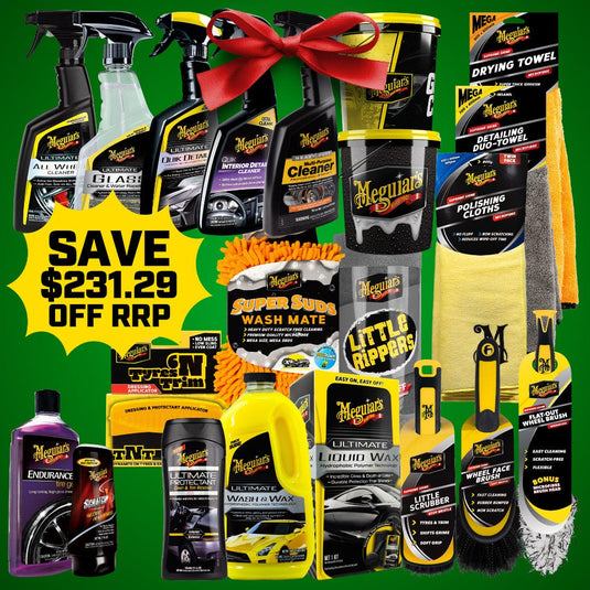 MEGUIAR'S Car Care Ultimate Shine Car Care Bundle