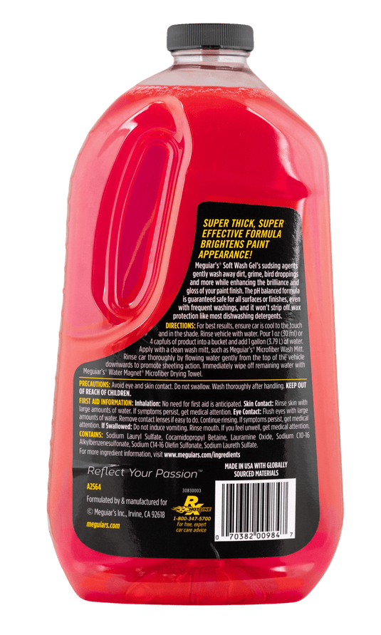 MEGUIAR'S Car Wash & Exterior Cleaning Soft Wash Gel - 1.89L