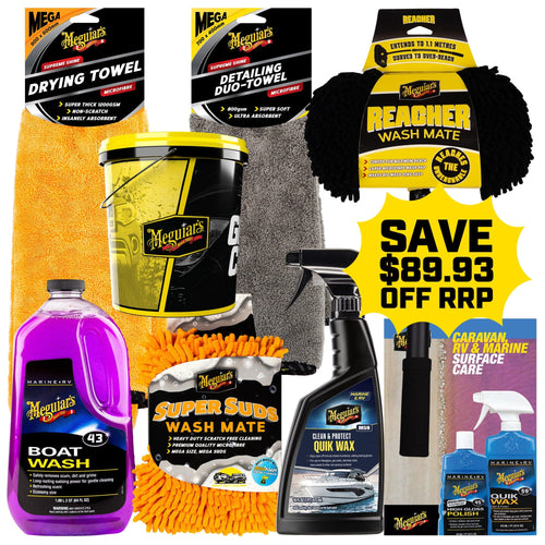 MEGUIAR'S Marine & RV Products Shine My Caravan RV Bundle