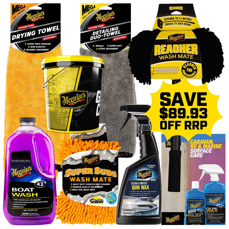 Load image into Gallery viewer, MEGUIAR'S Marine &amp; RV Products Shine My Caravan RV Bundle
