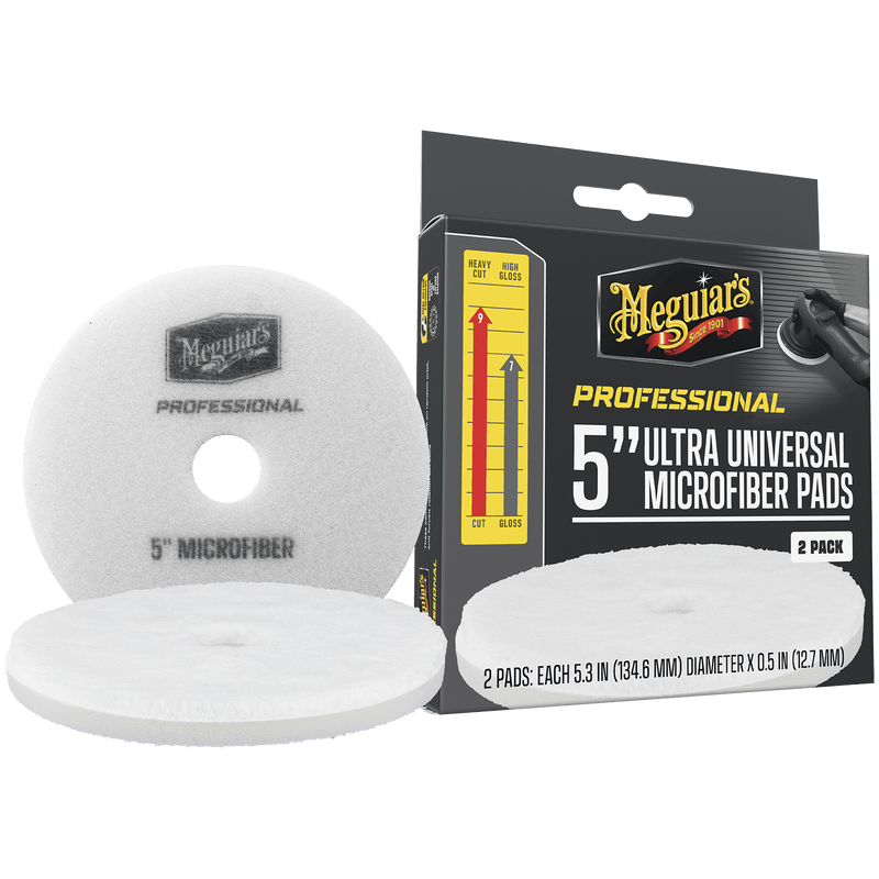 Load image into Gallery viewer, MEGUIAR'S Pads 5 INCH UNIVERSAL MICROFIBER PADS - 2 PACK
