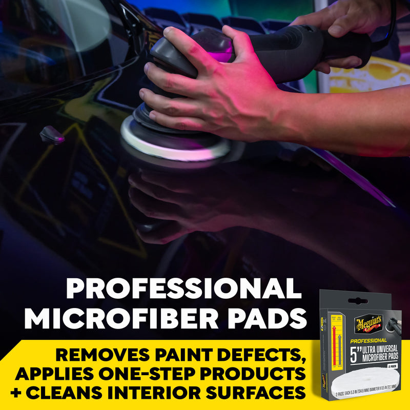 Load image into Gallery viewer, MEGUIAR'S Pads 5 INCH UNIVERSAL MICROFIBER PADS - 2 PACK
