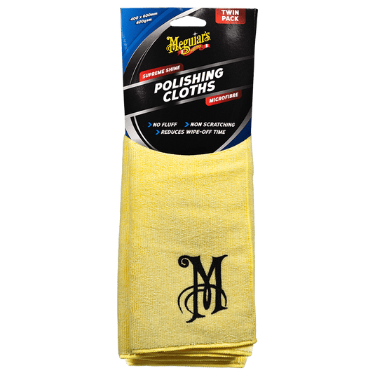 MEGUIARS Accessories Supreme Shine Polishing Cloth Twin Pack
