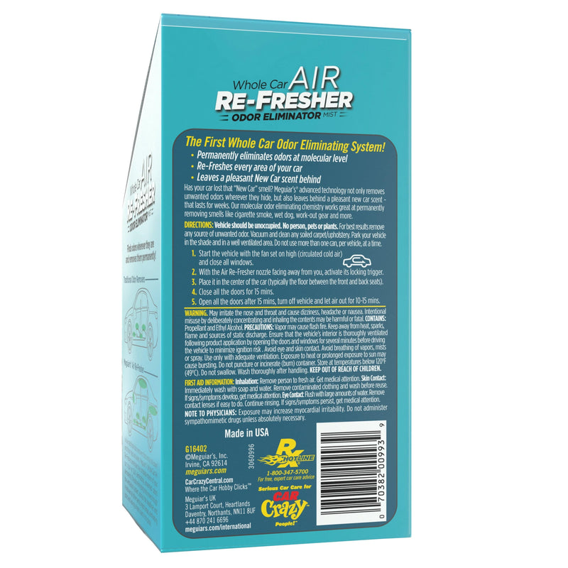 Load image into Gallery viewer, MEGUIARS Air Fresheners Air Re-Fresher New Car Scent - 57g
