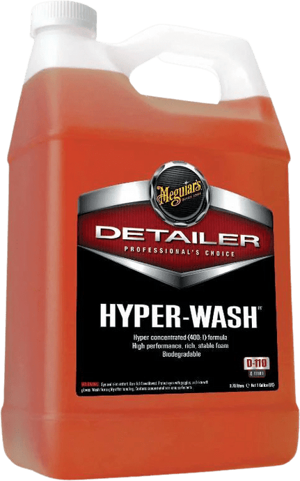 MEGUIARS Car Wash & Exterior Cleaning Hyper Wash Car Shampoo - 3.8L