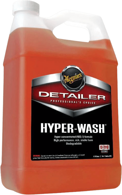 MEGUIARS Car Wash & Exterior Cleaning Hyper Wash Car Shampoo - 3.8L