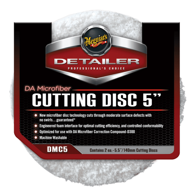 MEGUIARS Detailer Range DA Microfibre Cutting Disc Twin Pack - 5