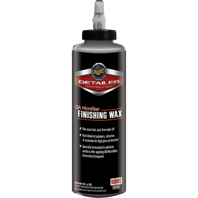 MEGUIARS Detailer Range DA Microfibre Finishing Wax - 473ml
