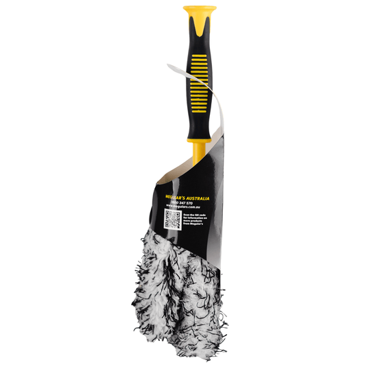 MEGUIARS Flat-Out Wheel Brush with Replacement Wash Pad