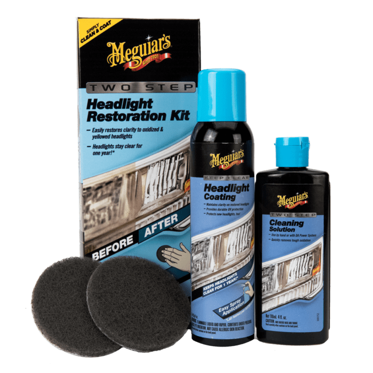 Load image into Gallery viewer, MEGUIARS Glass &amp; Headlights Two Step Headlight Restoration Kit
