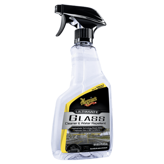MEGUIARS Glass & Headlights Ultimate Glass Cleaner and Water Repellent - 473ml