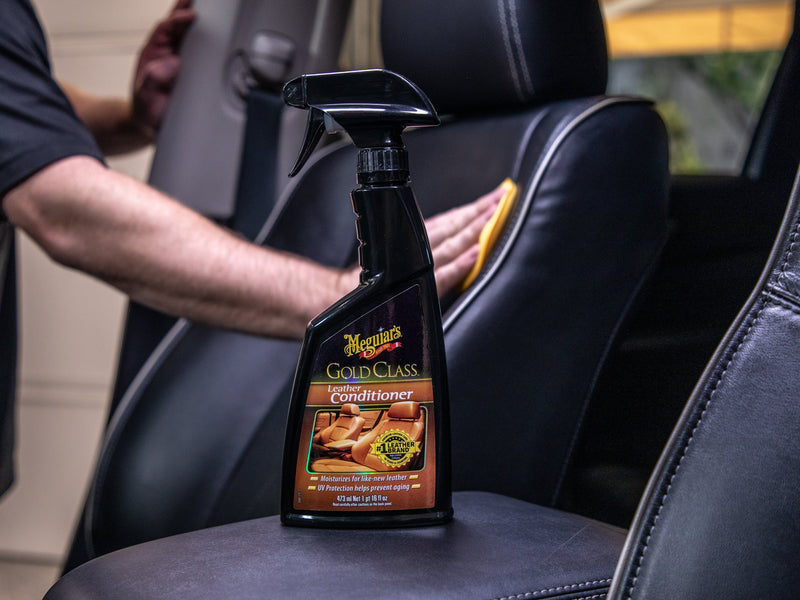 Load image into Gallery viewer, MEGUIARS Leather Care Gold Class Leather Conditioner - 473ml
