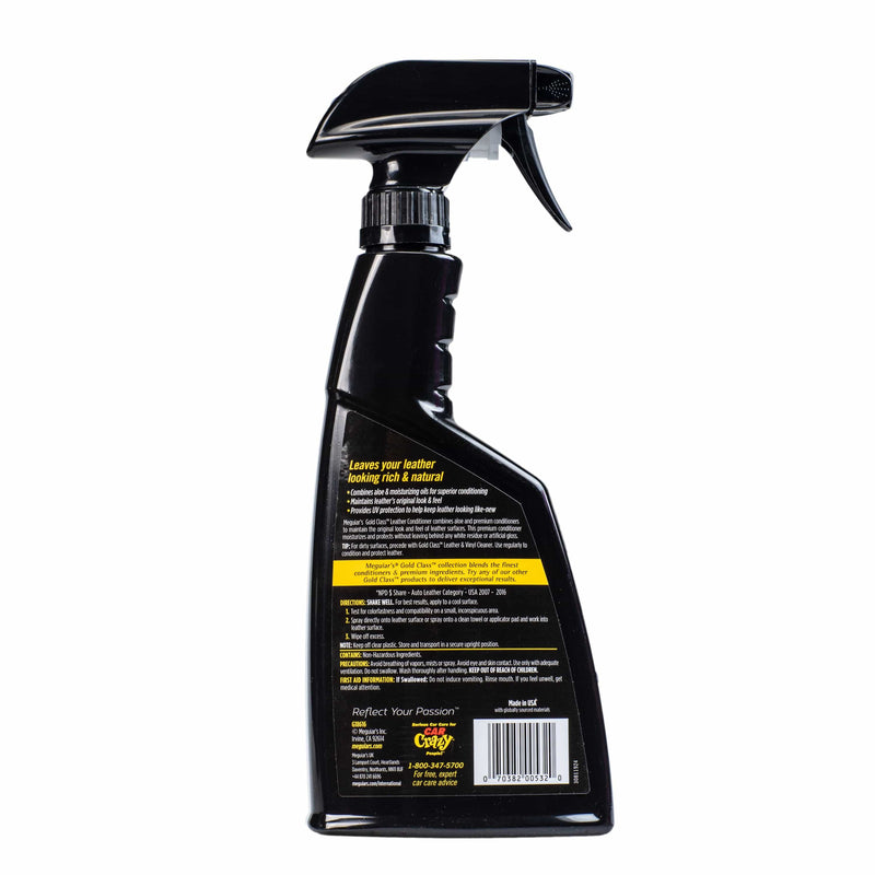 Load image into Gallery viewer, MEGUIARS Leather Care Gold Class Leather Conditioner - 473ml

