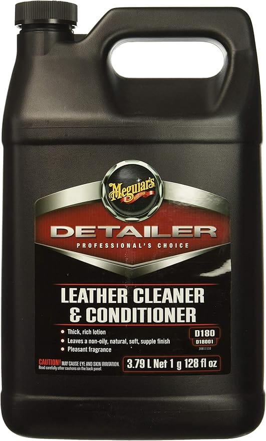 MEGUIARS Leather Care Leather Cleaner and Conditioner - 3.8L