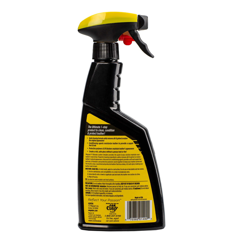 Load image into Gallery viewer, MEGUIARS Leather Care Ultimate Leather Detailer Spray - 473ml
