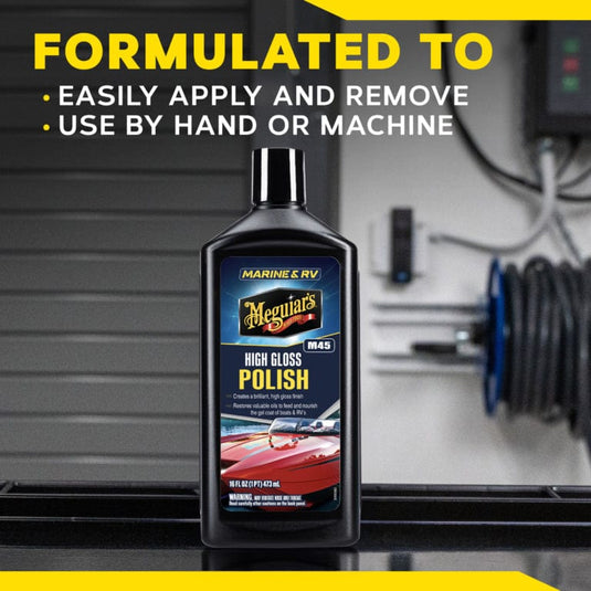 MEGUIARS Marine & Caravan Boat High Gloss Polish - 473ml