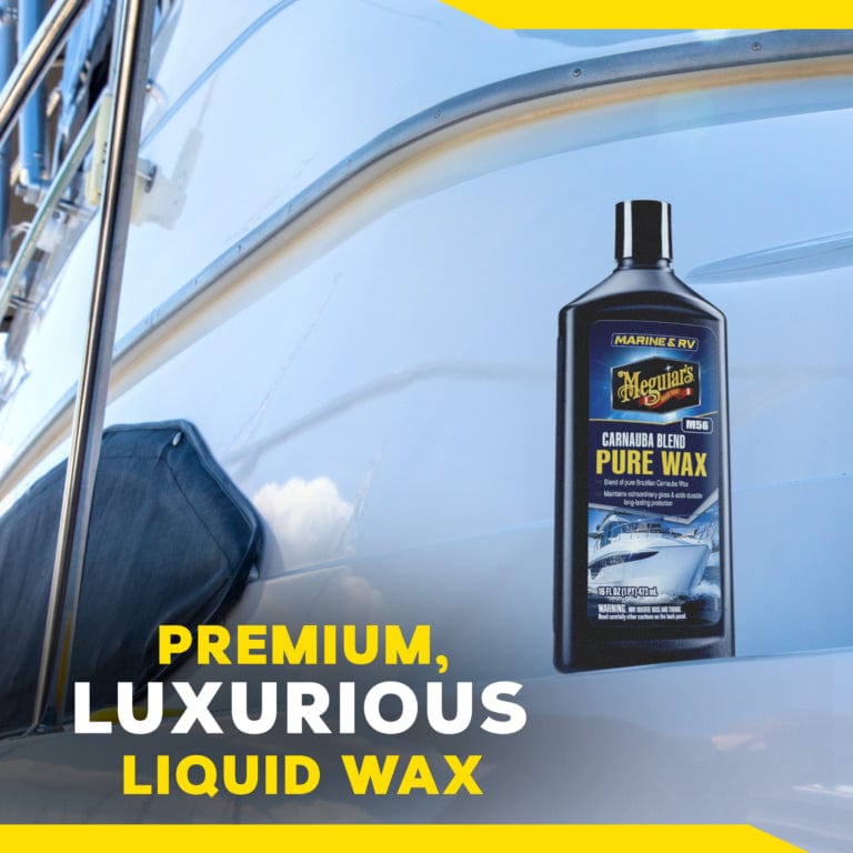 Load image into Gallery viewer, MEGUIARS Marine &amp; Caravan Marine RV Pure Wax - 473ml
