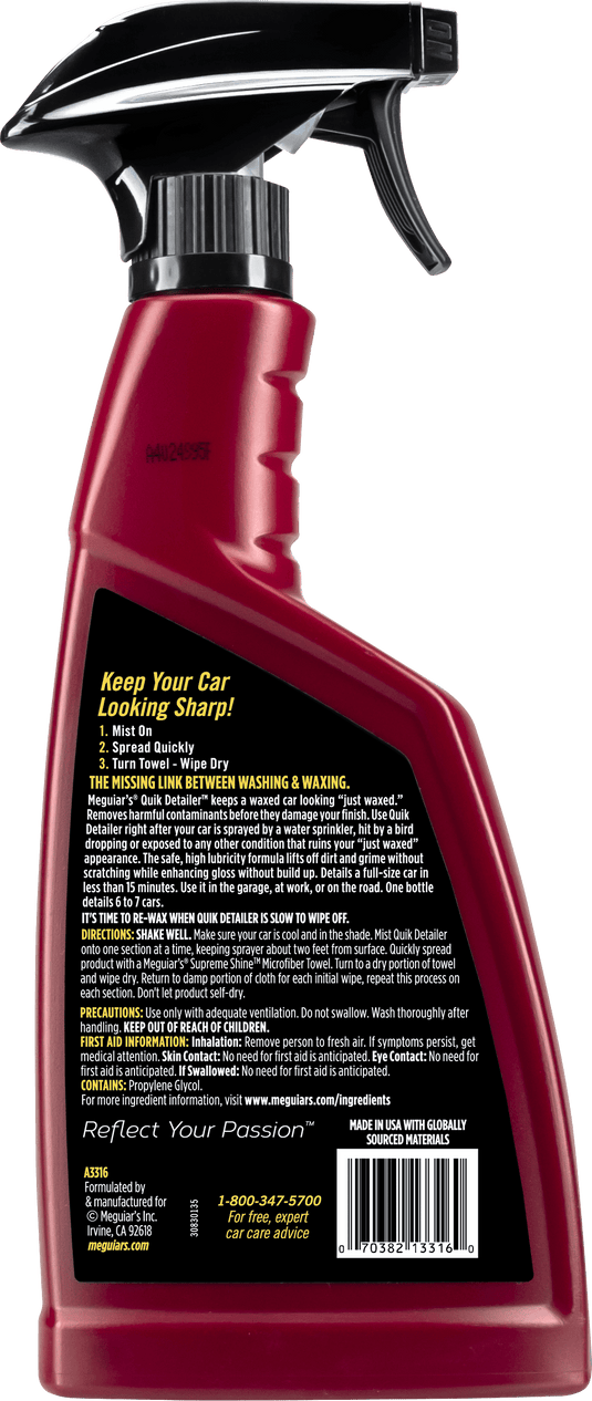 MEGUIARS Quick Detailers & Sprays Quik Detailer Spray - 473ml