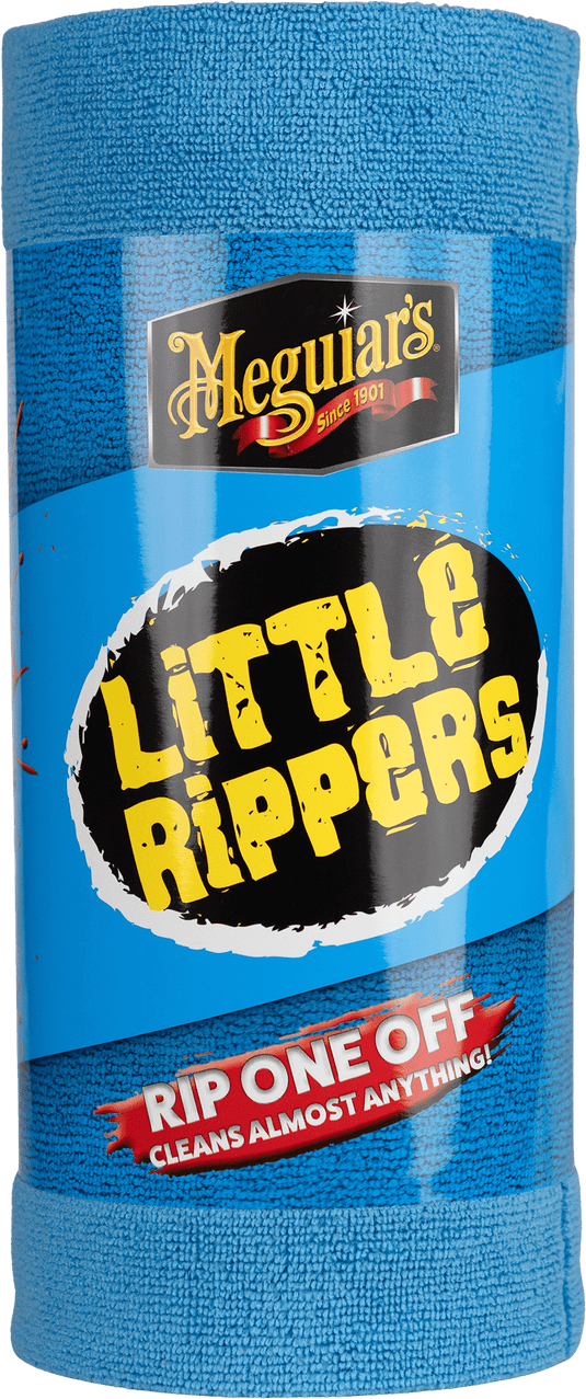 MEGUIARS Tools & Accessories Little Rippers Microfibre Cloth Pack - Blue