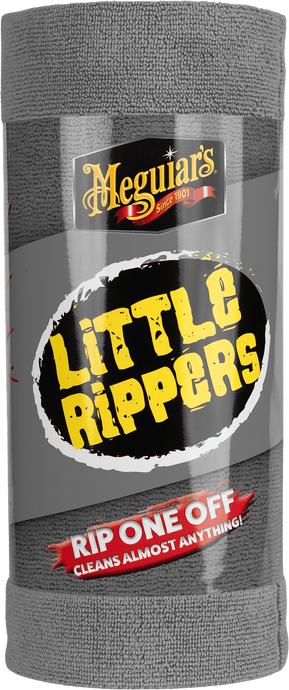 MEGUIARS Tools & Accessories Little Rippers Microfibre Cloth Pack - Grey