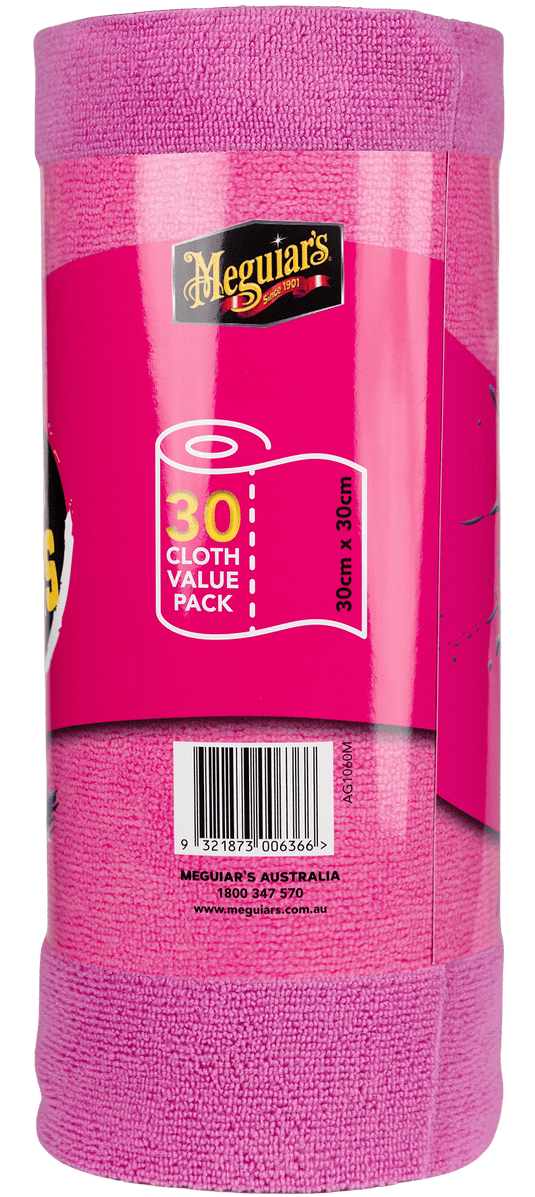 MEGUIARS Tools & Accessories Little Rippers Microfibre Cloth Pack - Magenta