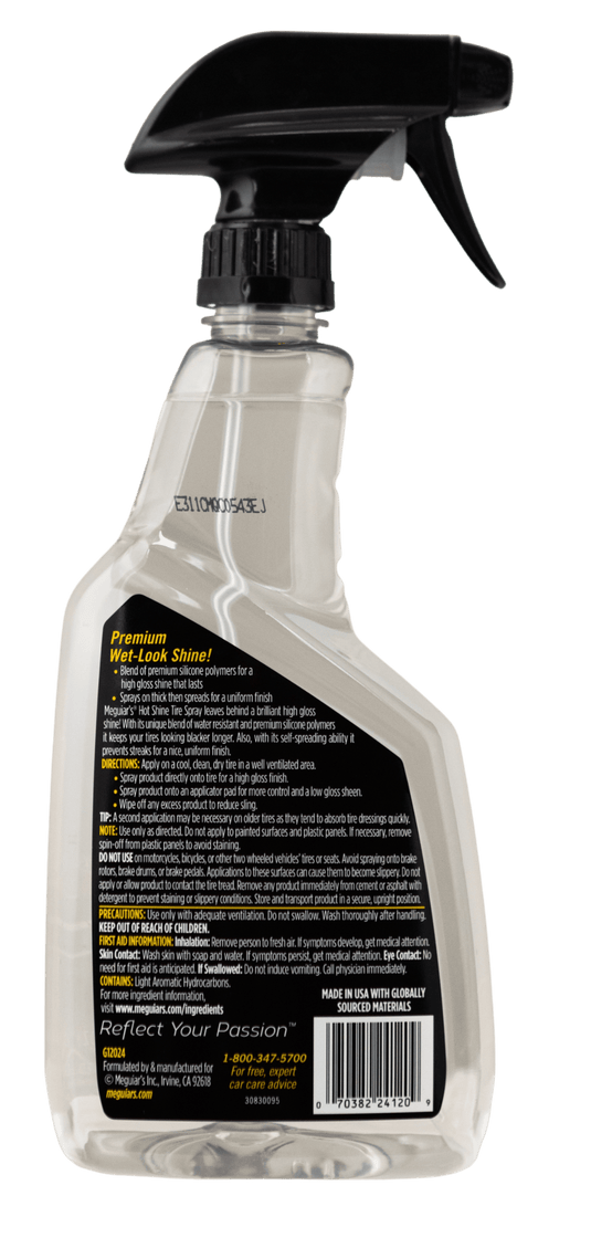 MEGUIARS Tyre & Wheel Care Hot Shine Tyre Spray - 710ml