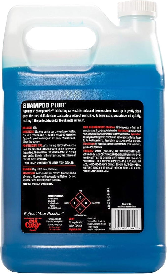 MEGUIARS Wash & Maintain Shampoo Plus Car Wash - 3.78L