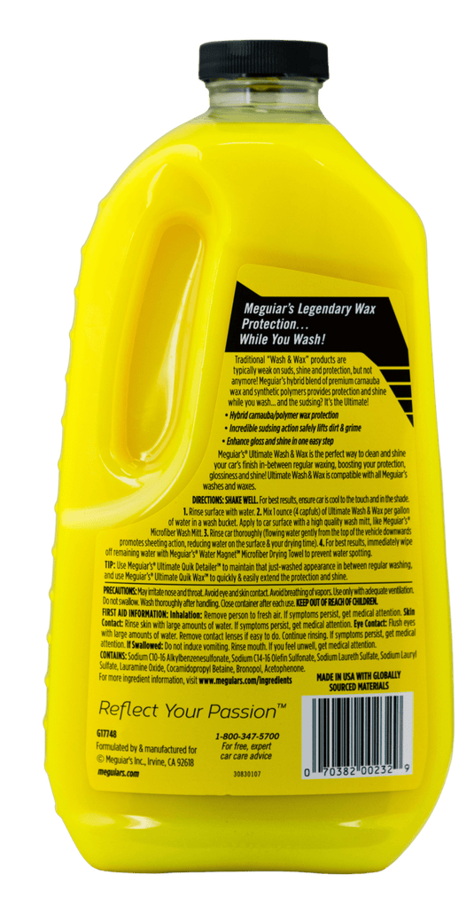 MEGUIARS Wax, Seal & Protect Ultimate Wash and Wax - 1.42L