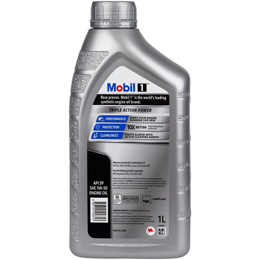 MOBIL Full Synthetic Engine Oil Mobil 1 FS X2 5W-50 (SP) V2 - 1L