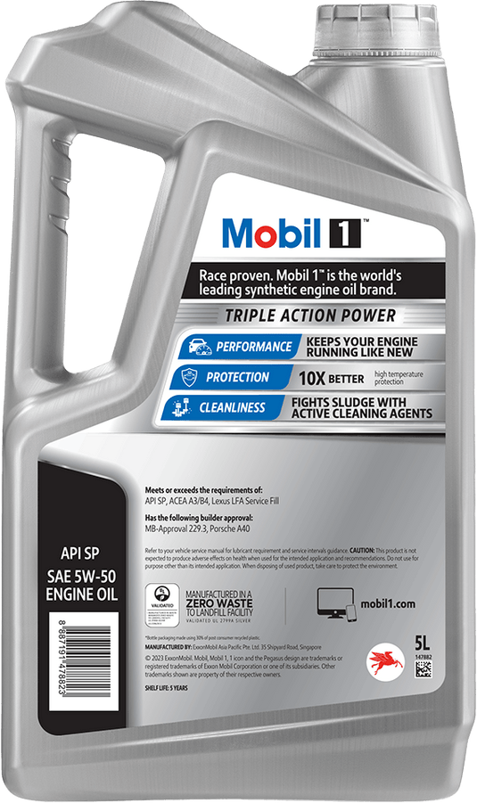 MOBIL Full Synthetic Engine Oil MOBIL 1 FS X2 5W-50 (SP) V2 - 5L