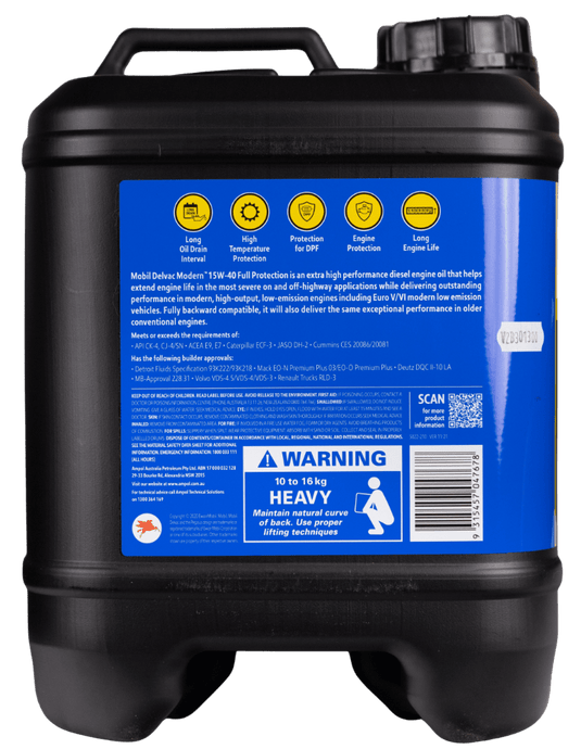 MOBIL Heavy Duty Engine Oil Mobil Delvac Mod 15W-40 Full Protection - 10L