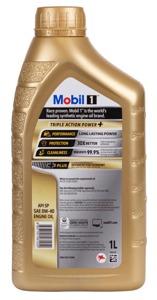 MOBIL Mobil 1 0W-40 (SP) V3 - 1L