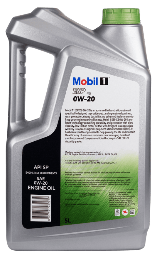 MOBIL Mobil 1 ESP X2 0W-20 (V3) - 5L
