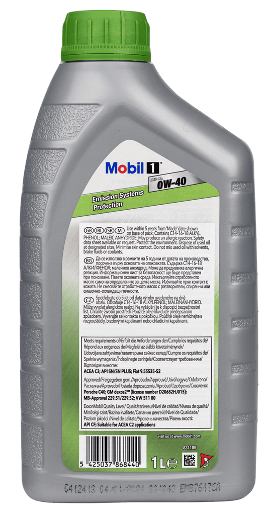 MOBIL Mobil 1 ESP X3 0W-40 - 1L