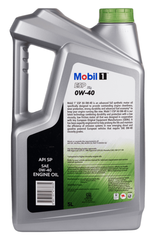 MOBIL Mobil 1 ESP X4 0W-40 - 5L