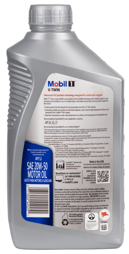 MOBIL Mobil 1 V-Twin 20W-50 - 946ml