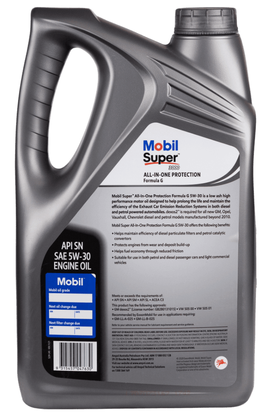 MOBIL Mobil Super 3000 Formula G 5W-30 - 5L