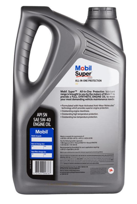 MOBIL Mobil Super 3000 X2 5W-40 - 5L