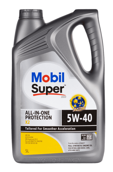 Mobil Super 3000 X2 5W-40 - 5L – MotorActive