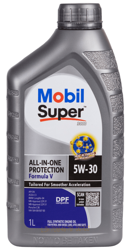 MOBIL Semi Synthetic Engine Oil Mobil Super AIOP Formula V 5W-30 - 1L