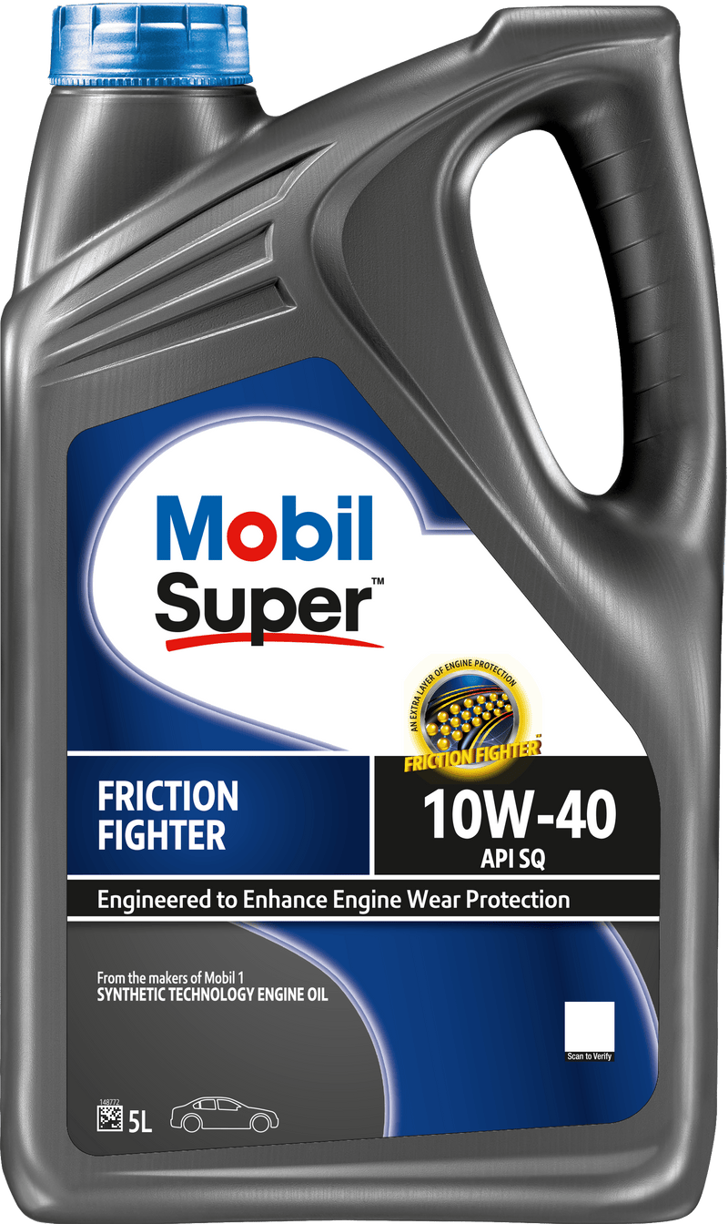 Load image into Gallery viewer, MOBIL Semi Synthetic Engine Oil Mobil Super Friction Fighter 10W-40 (SQ) - 5L
